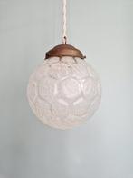 Art Deco hanglamp in gesatineerd glas, 1920-30s, Antiek en Kunst, Ophalen of Verzenden