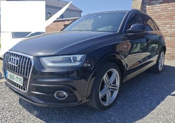 Audi Q3 2Ltdi - 4/2013 Pack S-line Cuir noir - Jante19" - beschikbaar voor biedingen