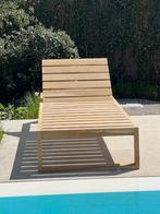 Ligzetel, Jardin & Terrasse, Chaises longues, Réglable, Bois, Enlèvement, Neuf