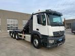 Mercedes Arocs 3243 - 2017 - Automaat - Laadkraan & CS, Auto's, Vrachtwagens, Euro 6, Wit, Mercedes-Benz, Bedrijf