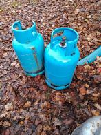 Lege gasbus, gasfles, gascontainer, twee stuks, Ophalen, Zo goed als nieuw