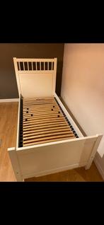 Ikea-bed met boxspring, Ophalen, Gebruikt, 70 tot 85 cm, Lattenbodem