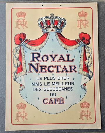 Advertentie voor vintage koffie beschikbaar voor biedingen