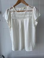 Losse elegante top met kant van Frans merk Grace & Mila, Grace & Mila, Wit, Maat 42/44 (L), Ophalen of Verzenden
