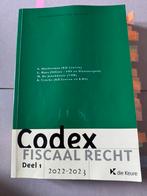 Codex fiscaal recht deel 1 en 2, Nederlands, Ophalen of Verzenden, Zo goed als nieuw
