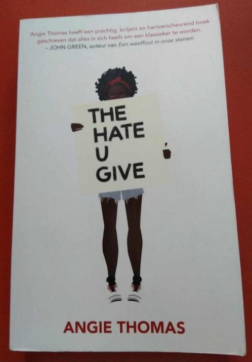 Angie Thomas - The hate u give, Boeken, Kinderboeken | Jeugd | 13 jaar en ouder, Gelezen, Fictie, Ophalen of Verzenden
