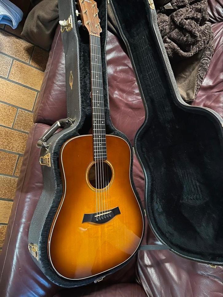 Taylor 510 sunburst 2002 elektro, Muziek en Instrumenten, Snaarinstrumenten | Gitaren | Akoestisch, Zo goed als nieuw, Ophalen