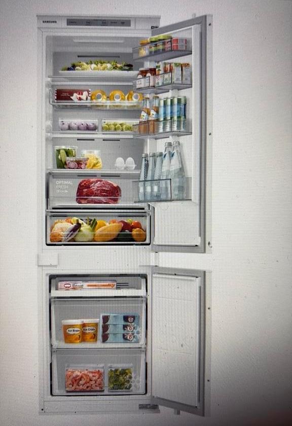 Frigo encastrable Samsung -178cm -Excellent état, Electroménager, Réfrigérateurs & Frigos, Comme neuf, Avec congélateur séparé