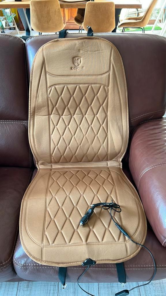 2 verwarmde stoelhoezen aansluiting voor sigarettenaansteker, Auto-onderdelen, Interieur en Bekleding, Fiat, Ophalen of Verzenden
