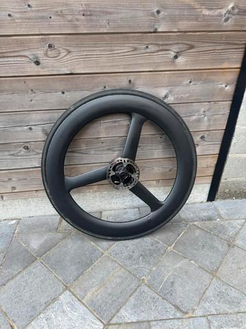 Vision tri spoke triatlon achterwiel, Fietsen en Brommers, Fietsonderdelen, VISION, Racefiets, Zo goed als nieuw, Ophalen