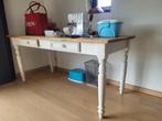 Leuke vintage tafel, Huis en Inrichting, Tafels | Eettafels, Ophalen, Gebruikt, Vintage, 50 tot 100 cm