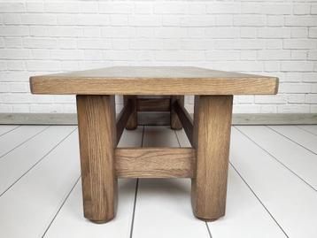 Grote Salontafel van Massief Donker Eikenhout | Gratis Verze beschikbaar voor biedingen