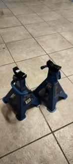 2 assteunen auto (krik) nieuwstaat, Enlèvement, Neuf