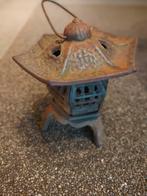 Antieke Japanse pagode gietijzeren hanglantaarn, Ophalen