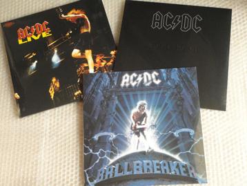 3 lp's van AC/DC  beschikbaar voor biedingen