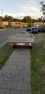 Aanhangwagen Dubbel as ongeremd 750 kg aluminiu, Ophalen