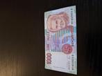Bankbiljet 1000 Italiaanse lire 1990, Postzegels en Munten, Italië, Los biljet, Ophalen of Verzenden