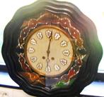 Horloge "Oeil-de-Boeuf" Napoléon III, nacre + marbre 1860-80, Antiek en Kunst, Antiek | Klokken, Ophalen