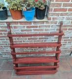 Vintage houten rek voor aan de muur, Ophalen, Zo goed als nieuw