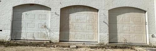 sectionaal garage poorten => nog 1 poort beschikbaar, Doe-het-zelf en Bouw, Deuren en Vliegenramen, Gebruikt, Garagedeur, 200 tot 215 cm