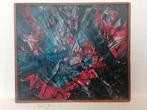 “Explosie van kleuren” Schilderij op paneel, gesigneerd, Enlèvement ou Envoi