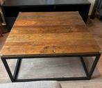 Mango houten salon tafel de afmeting: 90x90x45,5cm, Huis en Inrichting, Tafels | Salontafels, Ophalen, Zo goed als nieuw