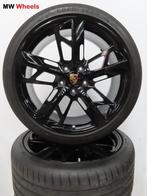 Porsche Taycan 21 inch Origineel Cross velgen zomerbanden, Auto-onderdelen, Banden en Velgen, Gebruikt, 265 mm, Banden en Velgen