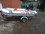 Suzumar met trailer en 6pk 4takt Suzuki motor, Sports nautiques & Bateaux, Canots pneumatiques, Autres marques, Moins de 70 ch