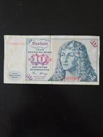 10 mark, Allemagne, année 1980, Timbres & Monnaies, Billets de banque | Europe | Billets non-euro, Enlèvement ou Envoi, Allemagne