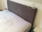 boxspring bed, Huis en Inrichting, Ophalen, Gebruikt, Bruin, Tweepersoons