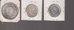 3 zilveren munten boudewijn 1 Zilver in lot te koop, Verzenden, Zilver, Setje, Zilver