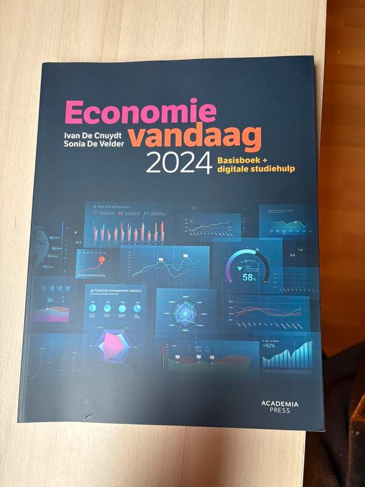 Ivan De Cnuydt - Economie Vandaag 2024, Livres, Économie, Management & Marketing, Enlèvement ou Envoi