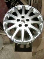 alu velg peugeot 607; 44cm=16'; 5 vijzen 105 steekmaat, Autos : Pièces & Accessoires, Pneus & Jantes, Jante(s), Enlèvement, Utilisé