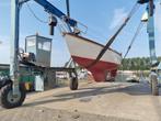 Klassieke 10 meter lange Van de Stadt houten zeilboot „Jade”, Watersport en Boten, Kajuitzeilboten en Zeiljachten, Ophalen, Gebruikt