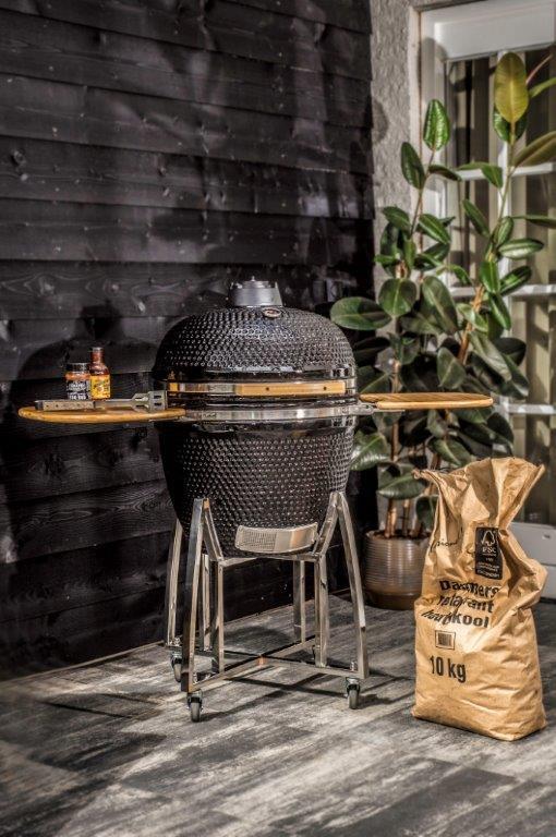 Kamado keramische BBQ XL 23,5” Ø 60 cm NIEUW !, Tuin en Terras, Buitenkeukens, Nieuw, Houtskool, Vrijstaand, Ophalen