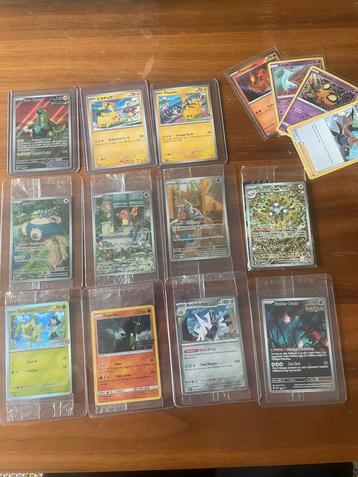 Lotje van 11 pokemon kaarten promos en 4 gratis beschikbaar voor biedingen