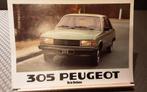 PEUGEOT 305 brochure, Livres, Autos | Brochures & Magazines, Comme neuf, Peugeot, Enlèvement ou Envoi