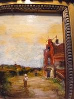 Peinture huile, Antiquités & Art, Art | Peinture | Classique, Enlèvement ou Envoi