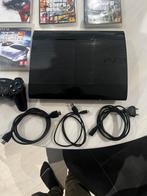 Ps3 slim 500gb met games, Games en Spelcomputers, Spelcomputers | Sony PlayStation 3, Ophalen, Met games, Zo goed als nieuw, 500 GB