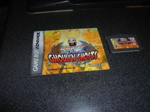 Game boy advance Super Ghouls'n Ghosts (orig), Consoles de jeu & Jeux vidéo, Jeux | Nintendo Game Boy, Utilisé, Enlèvement ou Envoi