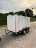 Aanhangwagen 750kg - gesloten - dubbelas, Auto diversen, Aanhangers en Bagagewagens, Ophalen of Verzenden, Gebruikt
