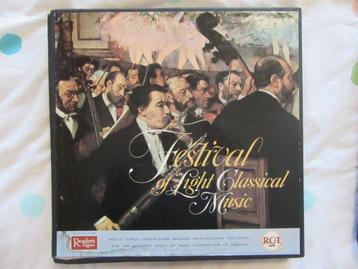 Box met 12 LP's Readers Digest Light Classical Music beschikbaar voor biedingen