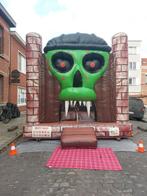 Halloween springkasteel piratenburcht te huur, Ophalen of Verzenden, Zo goed als nieuw