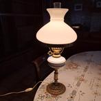 antieke electrische tafellamp (replica van petroleumlamp), Antiquités & Art, Antiquités | Éclairage, Enlèvement ou Envoi
