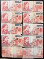 Set 100 Belgische frank, Postzegels en Munten, Bankbiljetten | België, Ophalen of Verzenden