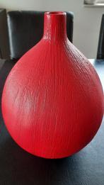 Vaas eivorm, schilderbaar., Enlèvement, Utilisé, Moins de 50 cm, Rouge