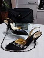 Découpé habillé et son sac assorti DURER porté 1X T.37.5, Ophalen, Zo goed als nieuw, Zwart