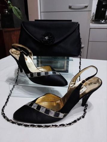 Découpé habillé et son sac assorti DURER porté 1X T.37.5 beschikbaar voor biedingen