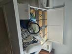 Bedframe, Huis en Inrichting, Ophalen, Gebruikt, Wit, Tweepersoons