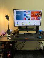 Gaming PC +  Samsung 32 inch, Informatique & Logiciels, Ordinateurs de bureau, Enlèvement ou Envoi, Avec carte vidéo, 3 à 4 Ghz